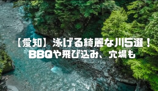 【愛知】泳げる綺麗な川5選！BBQや飛び込み、子連れ川遊びや穴場も